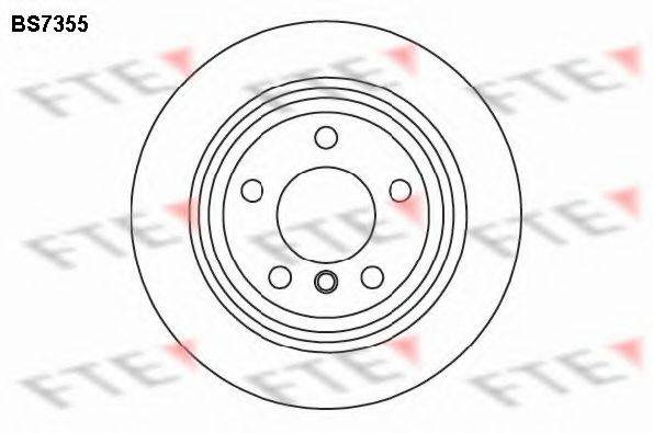Тормозной диск BS7355 FTE