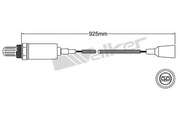 Лямбда-зонд 250-21015 WALKER PRODUCTS