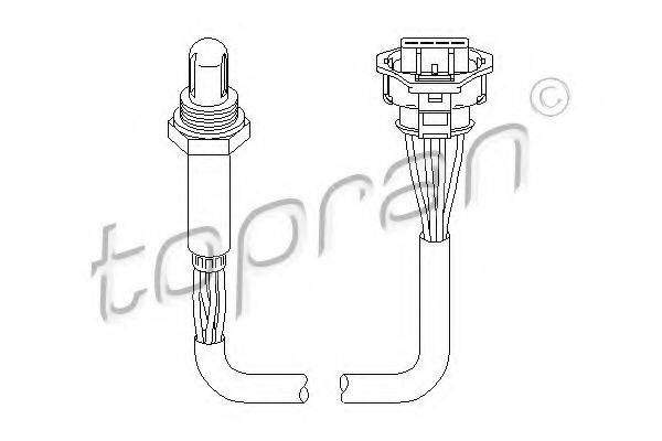 Лямбда-зонд 206 193 TOPRAN