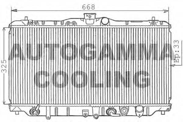 Теплообменник 100433 AUTOGAMMA