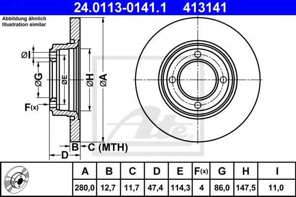 Тормозной диск BG2113 DELPHI