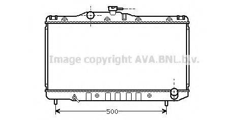 Радиатор, охлаждение двигателя TO2099 AVA QUALITY COOLING