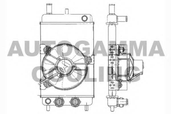Теплообменник 104368 AUTOGAMMA