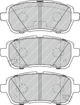 Комплект тормозных колодок, дисковый тормоз FDB4279 FERODO