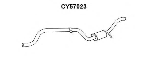 Глушитель выхлопных газов конечный CY57023 VENEPORTE