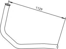 Труба выхлопного газа 64157 DINEX