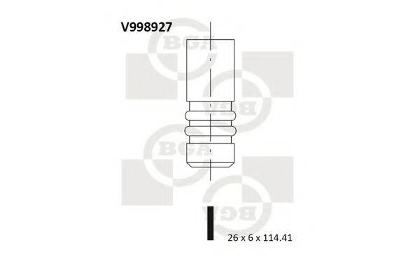 Выпускной клапан V998927 BGA