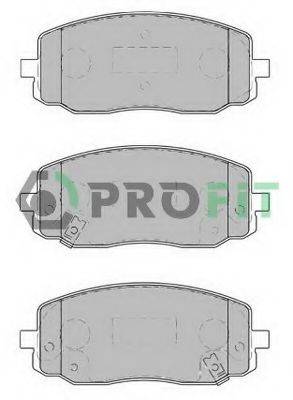 Комплект тормозных колодок, дисковый тормоз 5000-1783 PROFIT