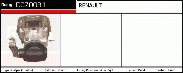 Тормозной суппорт DC70031 REMY