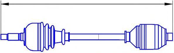 Приводной вал 12596 SERCORE