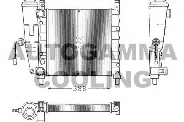 Теплообменник 100314 AUTOGAMMA