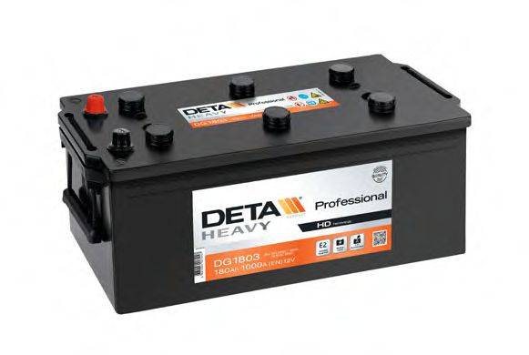 Стартерная аккумуляторная батарея DG1803 DETA