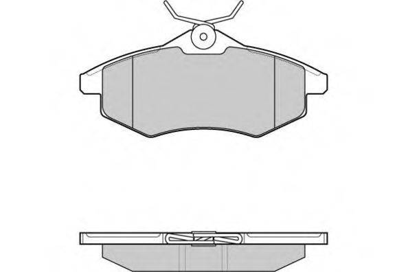 Комплект тормозных колодок, дисковый тормоз 12-1008 E.T.F.