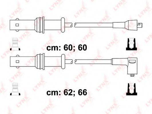 Комплект проводов зажигания SPC7106 LYNXauto