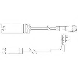 Контрольный контакт, контроль слоя тормозных колодок LZ0214 DELPHI