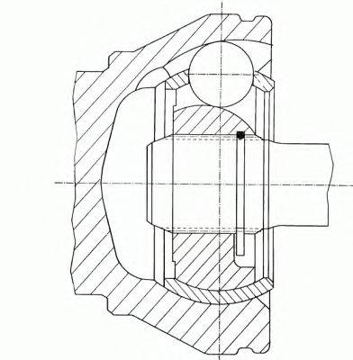 Шарнирный комплект, приводной вал 15-1049 METELLI