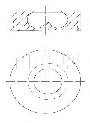 Поршень 009 50 01 MAHLE ORIGINAL