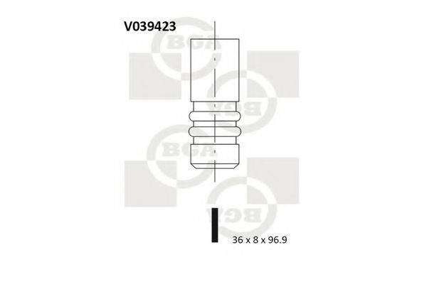 Впускной клапан V039423 BGA