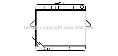 Радиатор, охлаждение двигателя BD2009 AVA QUALITY COOLING