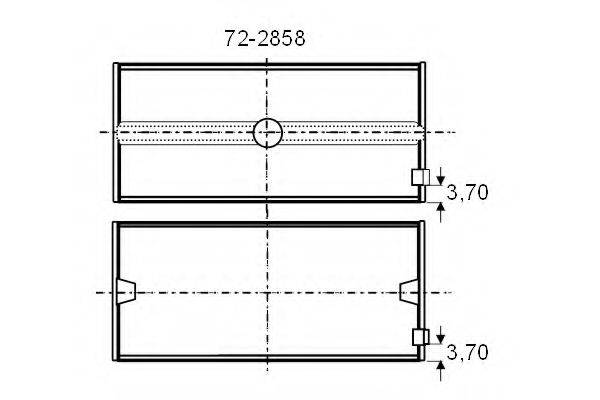 Подшипник 72-2858 GLYCO