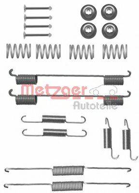 105-0861 METZGER Комплектующие, тормозная колодка 105-0861 METZGER