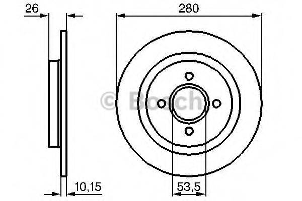 Тормозной диск F1011P LPR