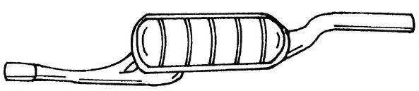 Глушитель выхлопных газов конечный 12622 SIGAM