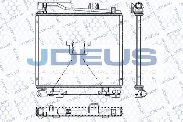 Радиатор, охлаждение двигателя RA0050400 JDEUS