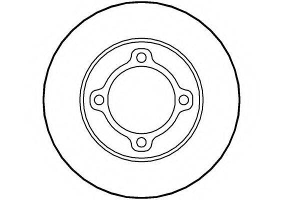 Тормозной диск NBD310 NATIONAL