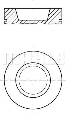 Поршень 016 05 02 MAHLE ORIGINAL