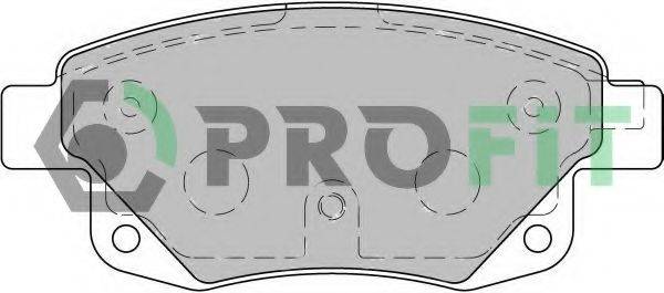 Комплект тормозных колодок, дисковый тормоз 5000-1930 PROFIT