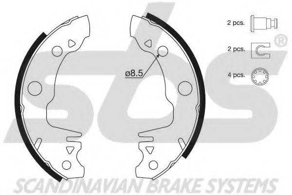 Комплект тормозных колодок 18492799269 SBS