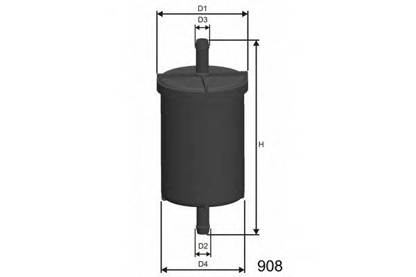 Фильтр топливный E529 MISFAT