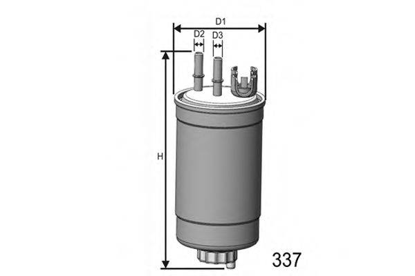 Фильтр топливный M249 MISFAT