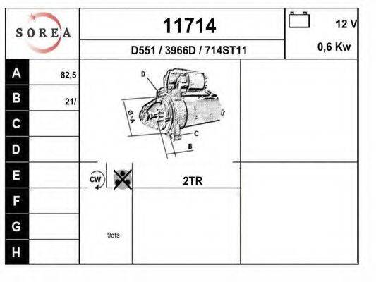 Стартер 11714 EAI