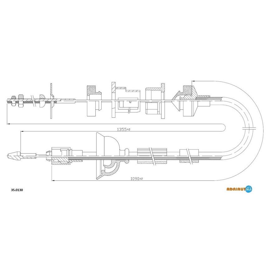 Тросик сцепления Adriauto
