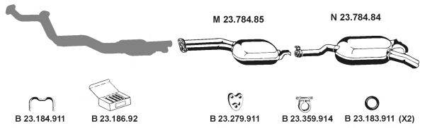 Система выпуска ОГ 232100 EBERSPACHER