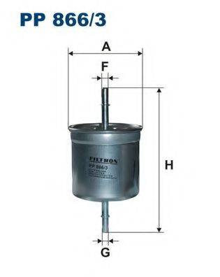 Фильтр топливный PP866/3 FILTRON