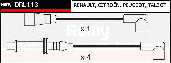 DRL113 REMY Комплект проводов зажигания DRL113 REMY