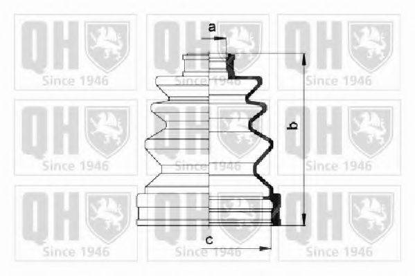 Комплект пыльника QJB533 QUINTON HAZELL