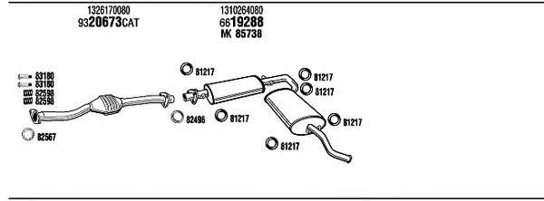 Система выпуска ОГ FIT11843 WALKER