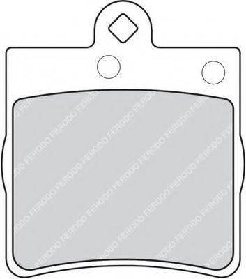 Комплект тормозных колодок, дисковый тормоз FDB1311 FERODO