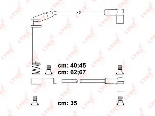 Комплект проводов зажигания SPC5932 LYNXauto