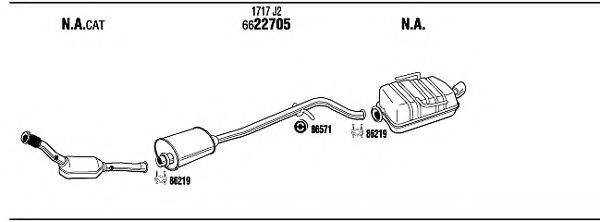 Система выпуска ОГ PET16694 WALKER