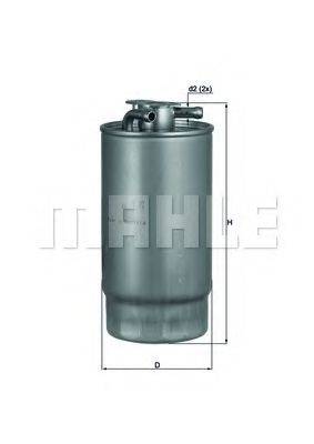 Фильтр топливный KL 160/1 MAHLE ORIGINAL