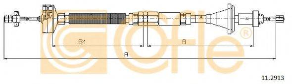 Трос, управление сцеплением 11.2913 COFLE