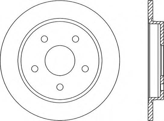 Тормозной диск BDR1164.10 OPEN PARTS