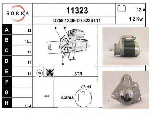 Стартер 11323 EAI