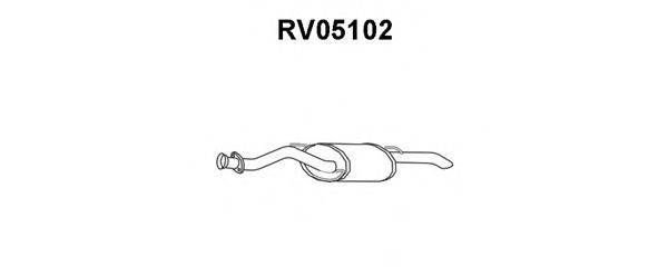 Глушитель выхлопных газов конечный RV05102 VENEPORTE