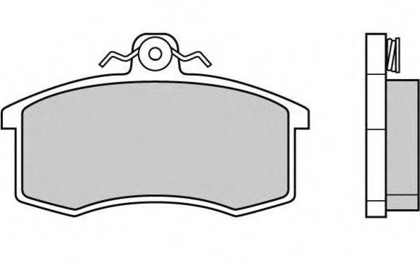 Комплект тормозных колодок, дисковый тормоз 12-0333 E.T.F.